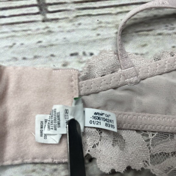 Aerie Bralette Lace Bra 32C Lightly Padded - Picture 9 of 11